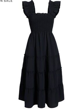 Hill House Nap Dress Wrinkle Resistant Black Crepe XXL